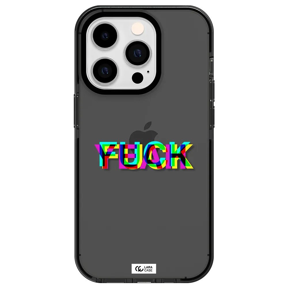 F#*K Yeah Apple iPhone 14 pro impact Smoke Black Case