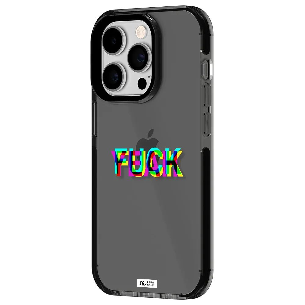 F#*K Yeah Apple iPhone 14 pro impact Smoke Black Case