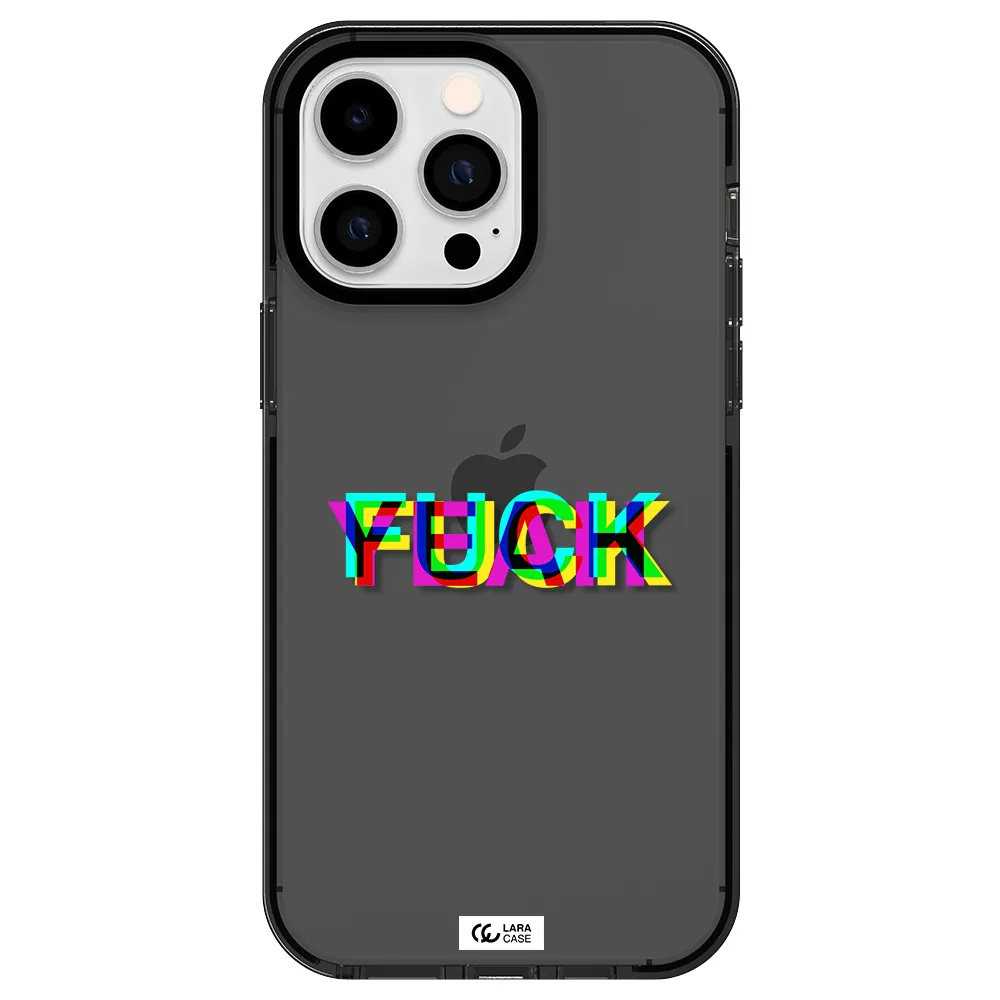 F#*K Yeah Apple iPhone 15 Pro impact Smoke Black Case