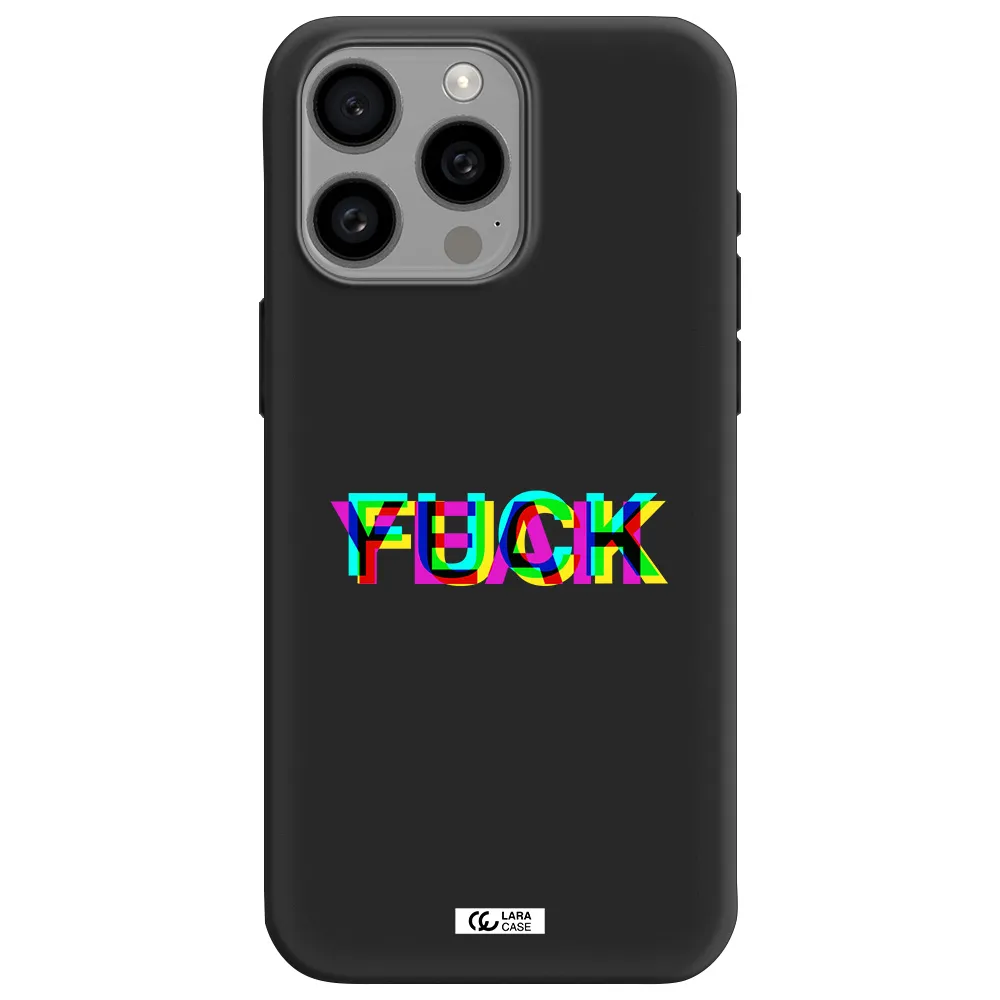 F#*K Yeah Apple Iphone 15 Pro max Silicone black Case
