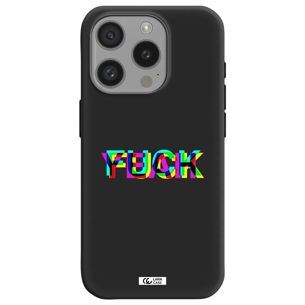 F#*K Yeah Apple Iphone 15 Pro Silicone Black Case