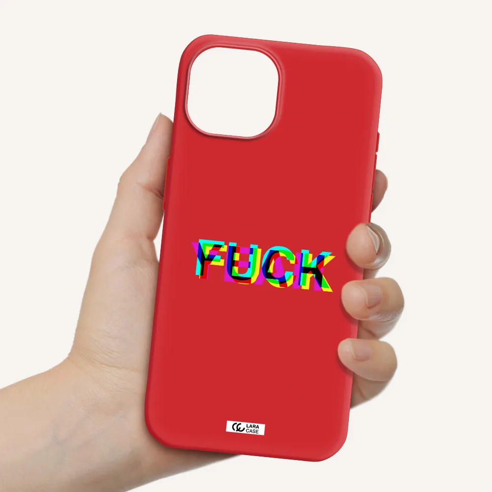 F#*K Yeah Apple Iphone 15 Silicone Imperial Red Case