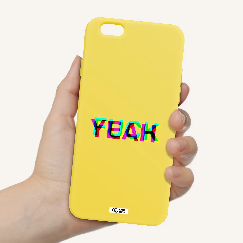 F#*K Yeah Apple iPhone 6 Silicone canary yellow Case