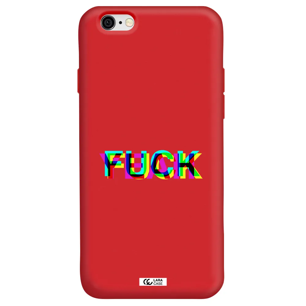 F#*K Yeah Apple iPhone 6 Silicone Imperial Red Case