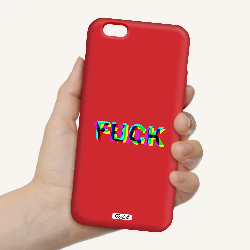F#*K Yeah Apple iPhone 6 Silicone Imperial Red Case