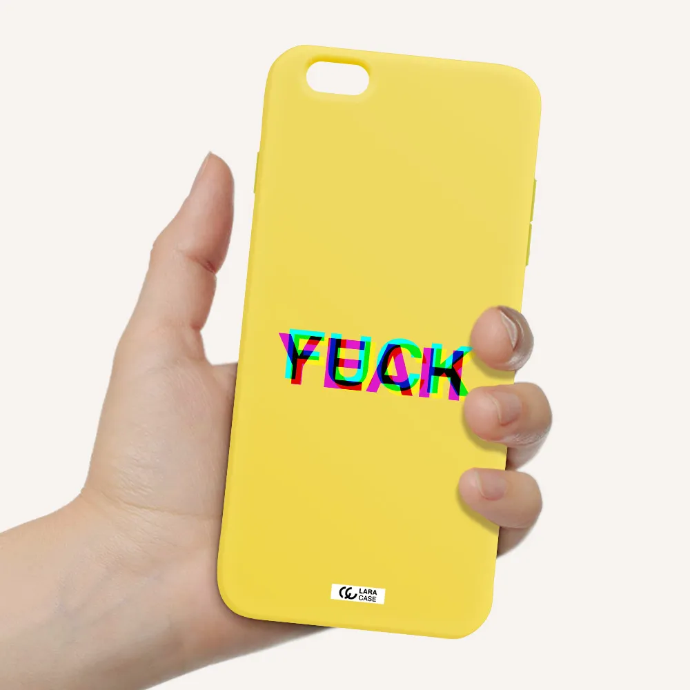 F#*K Yeah Apple iPhone 6S Silicone canary yellow Case