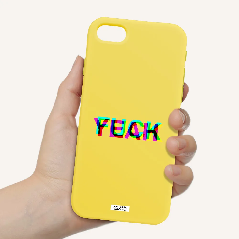 F#*K Yeah Apple iPhone se 2020 Silicone canary yellow Case