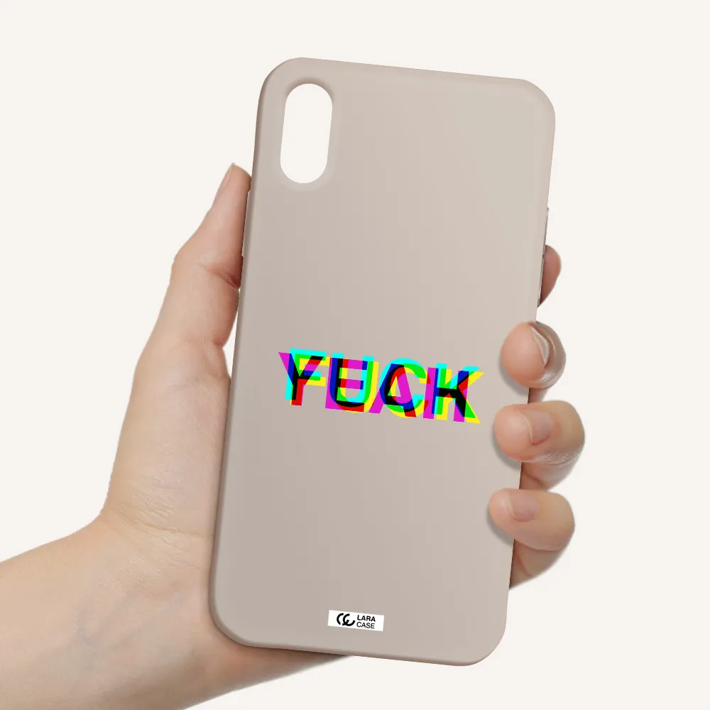 F#*K Yeah Apple iPhone X Silicone Stone Case
