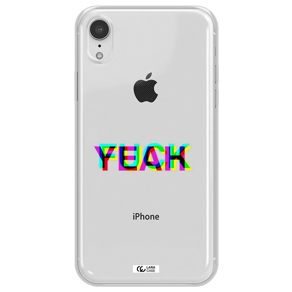 F#*K Yeah Apple iPhone XR Clear TPU Case