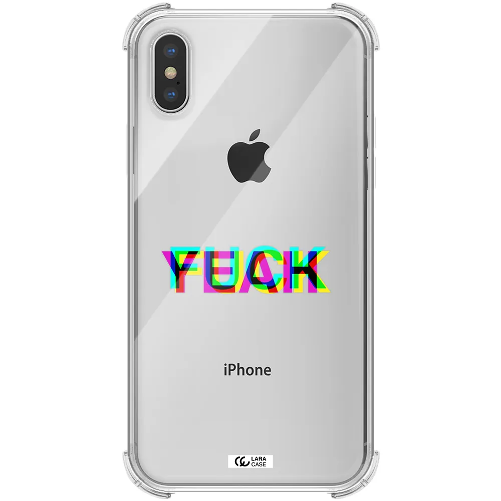 F#*K Yeah Apple iPhone XS Clear PC Case