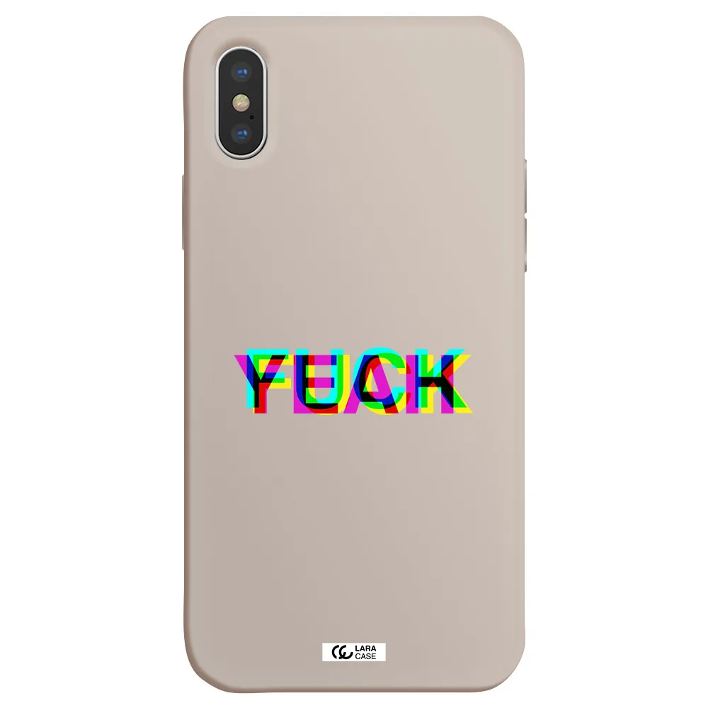 F#*K Yeah Apple iPhone XS Silicone Stone Case