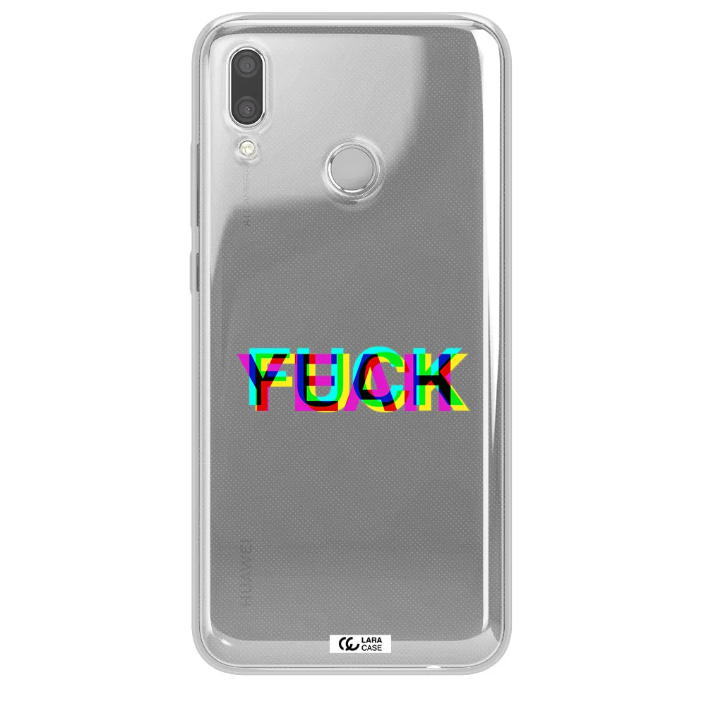 F#*K Yeah Huawei P Smart 2019 Clear TPU Case