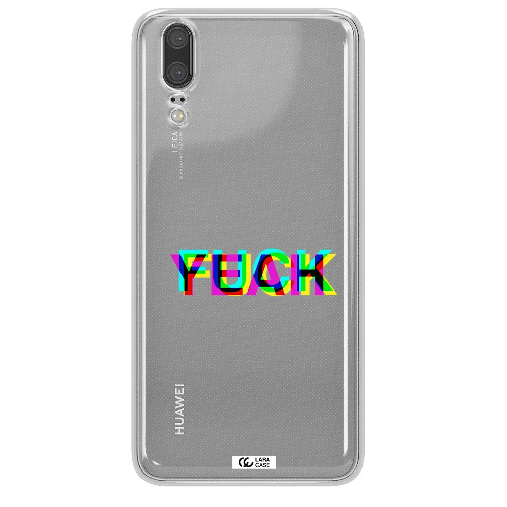 F#*K Yeah Huawei P20 Clear TPU Case