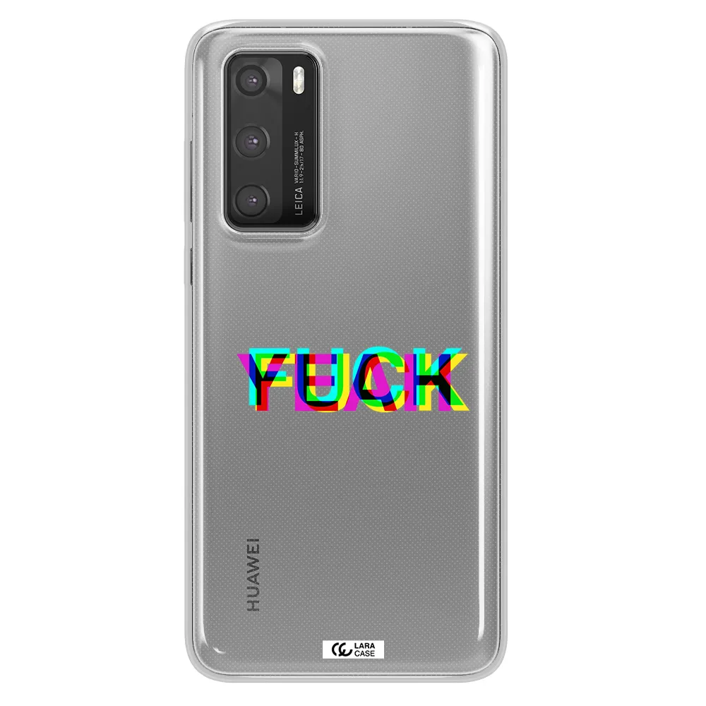 F#*K Yeah Huawei P40 Clear TPU Case