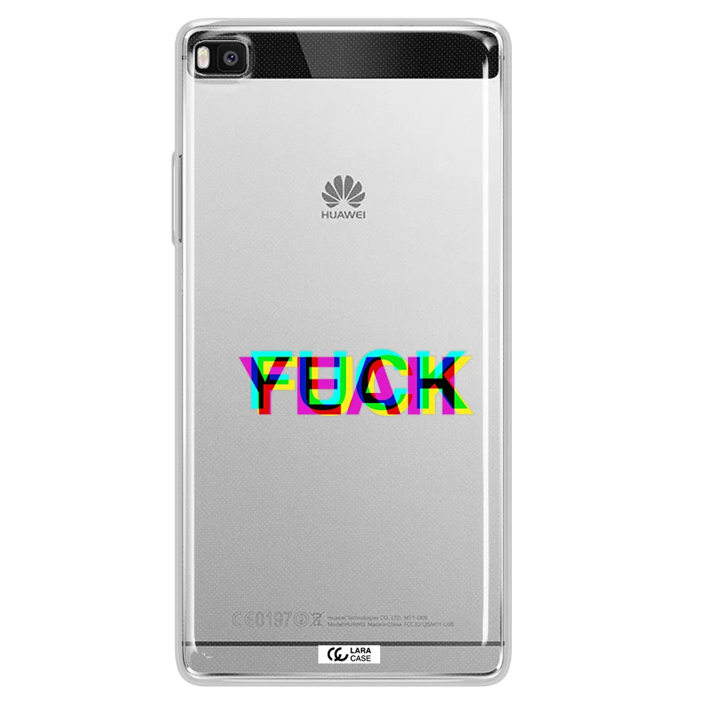 F#*K Yeah Huawei P8 Clear TPU Case