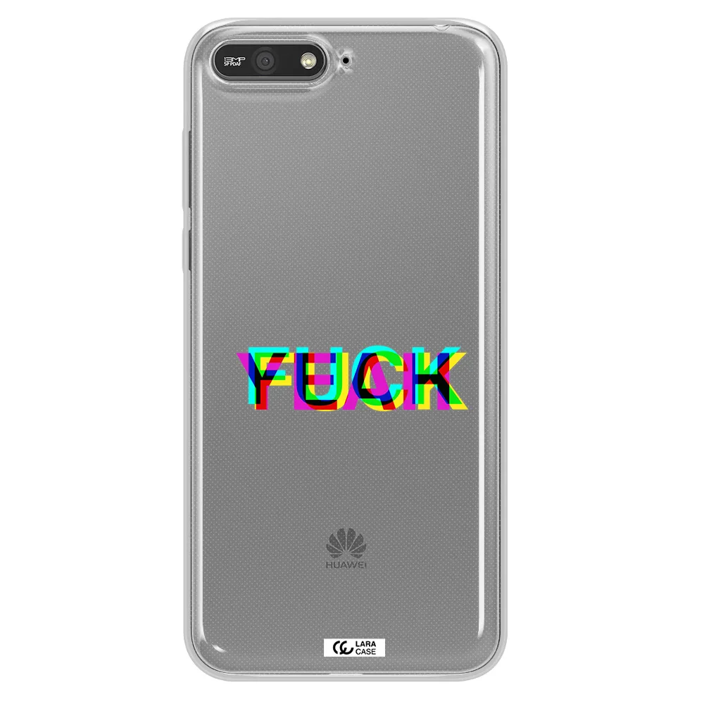 F#*K Yeah Huawei Y6 2018 Clear TPU Case