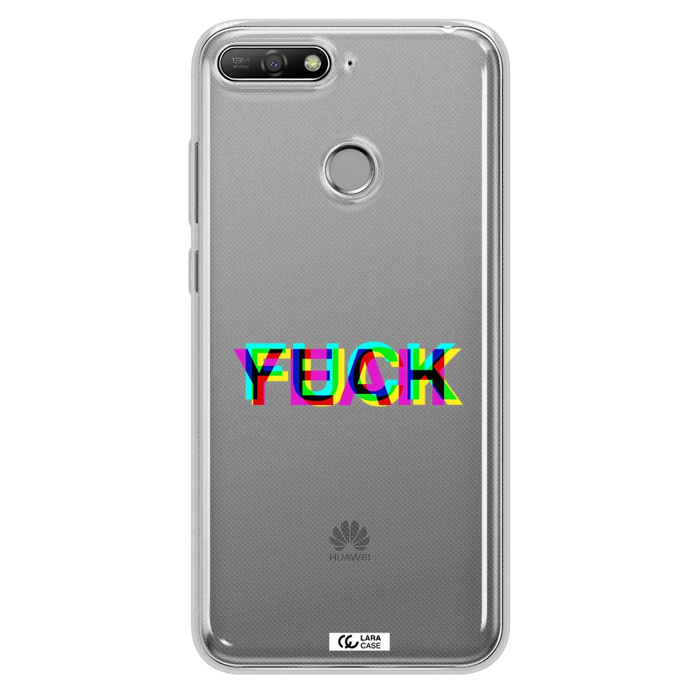 F#*K Yeah Huawei Y6 Prime 2018 Clear TPU Case