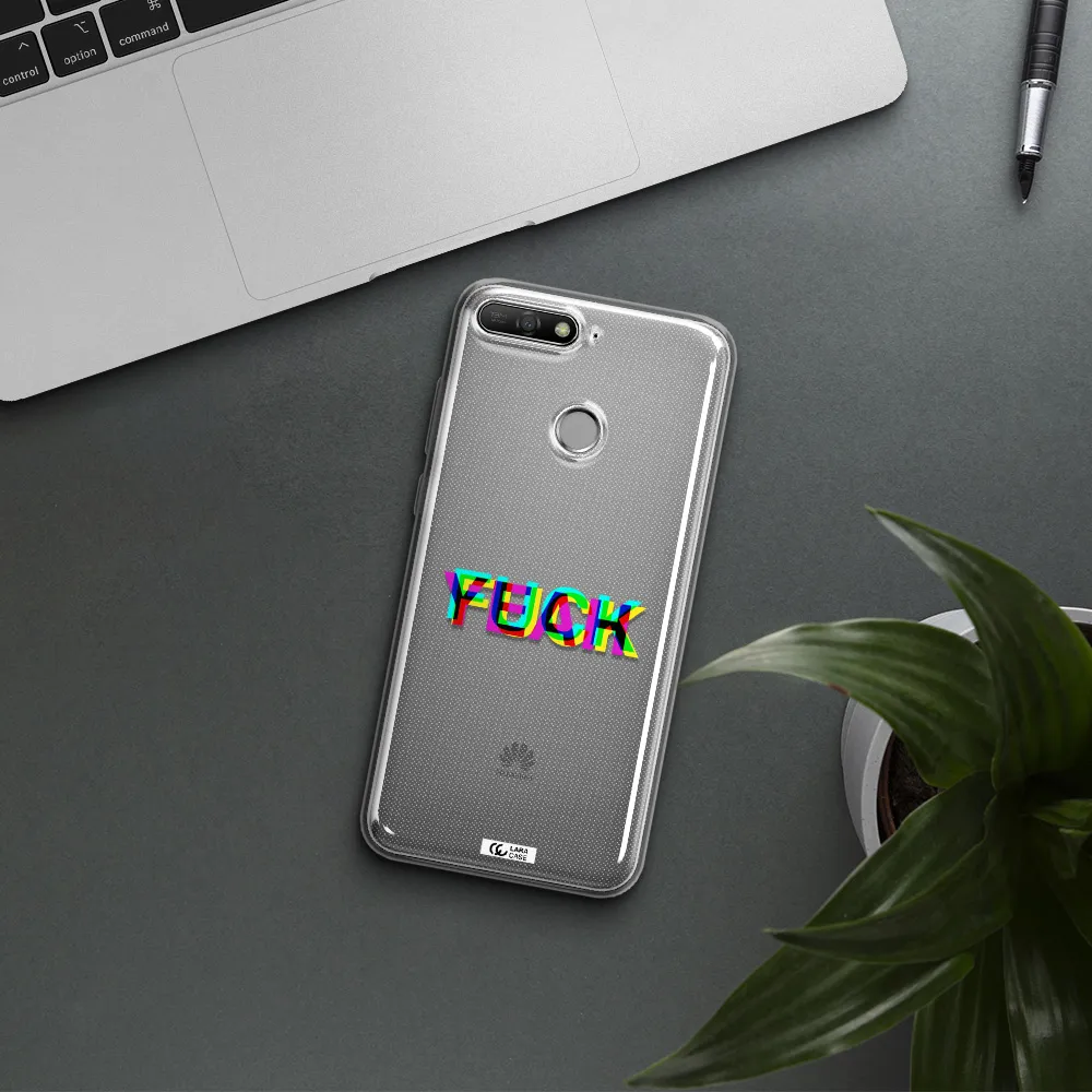 F#*K Yeah Huawei Y6 Prime 2018 Clear TPU Case