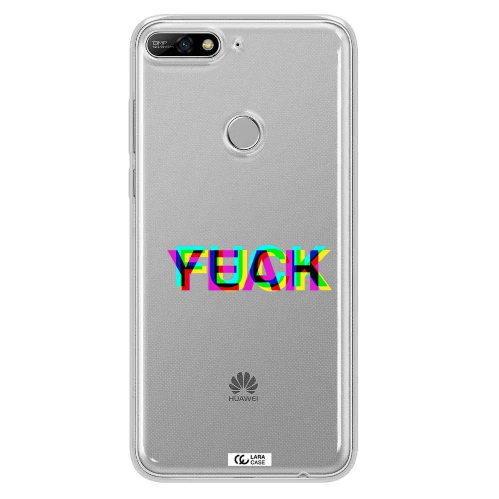 F#*K Yeah Huawei Y7 2018 Clear TPU Case