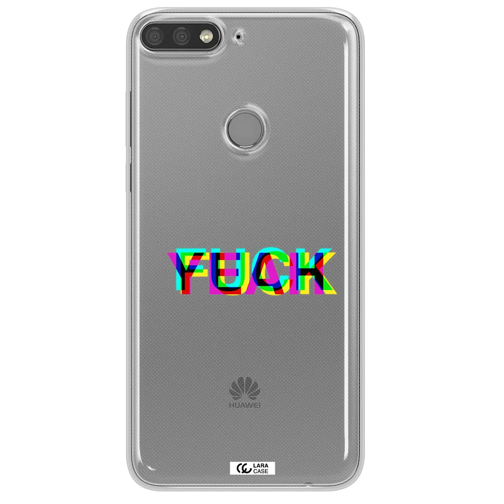 F#*K Yeah Huawei Y7 Prime 2018 Clear TPU Case