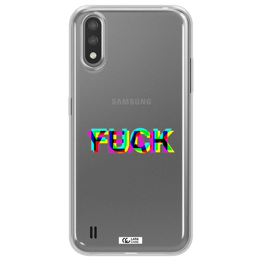 F#*K Yeah Samsung A01 Clear TPU Case