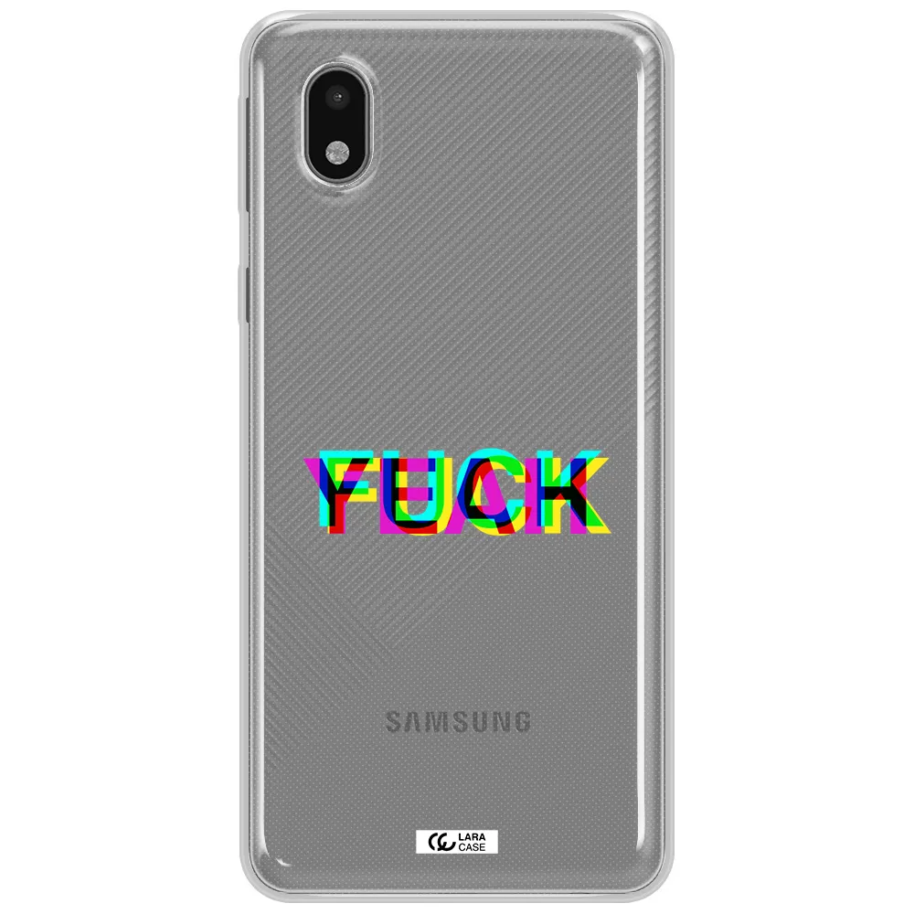 F#*K Yeah Samsung A01 Core Clear Tpu Case