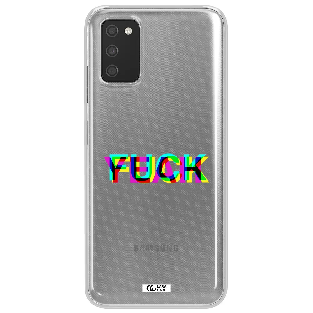 F#*K Yeah Samsung A03S Clear TPU Case