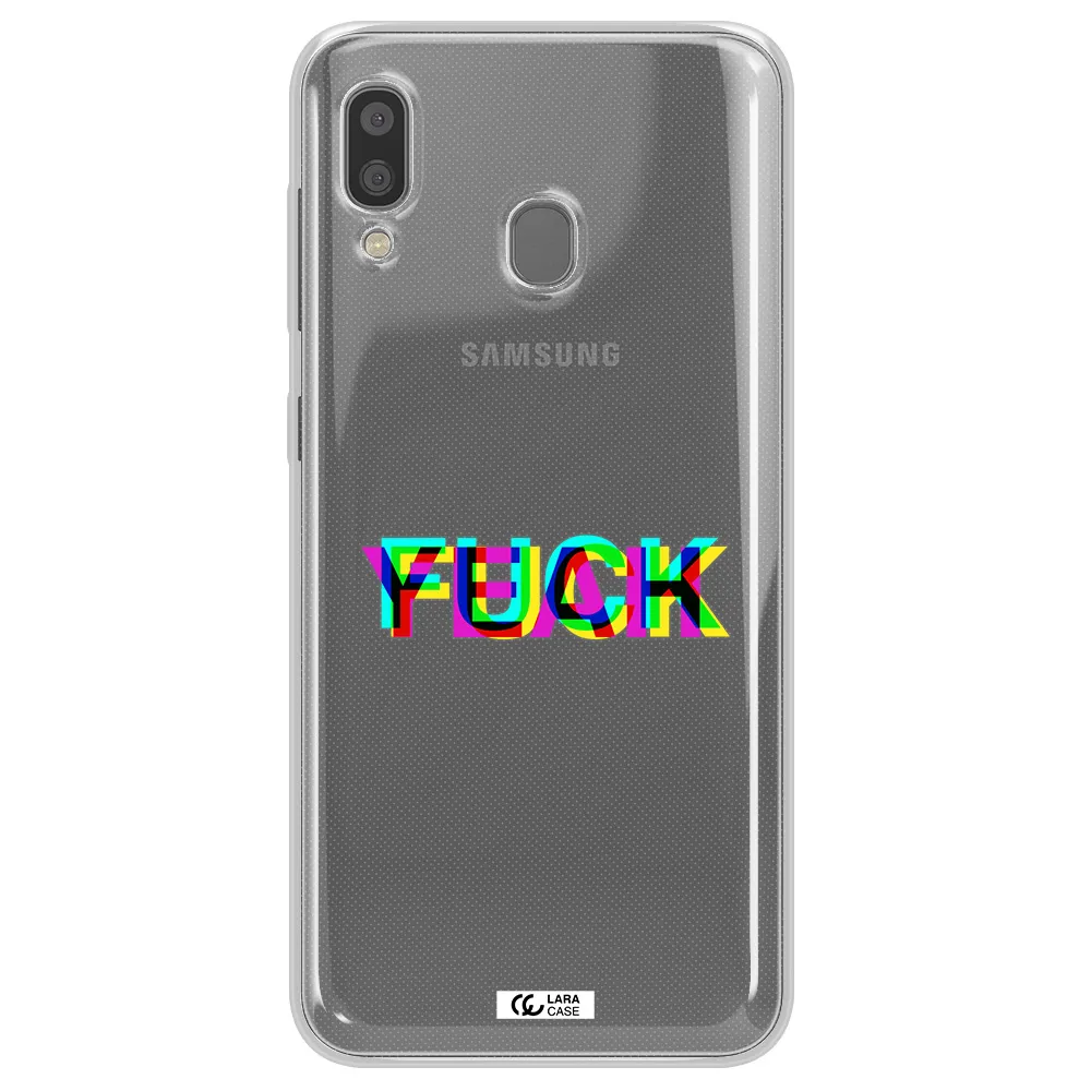 F#*K Yeah Samsung A20 Clear TPU Case