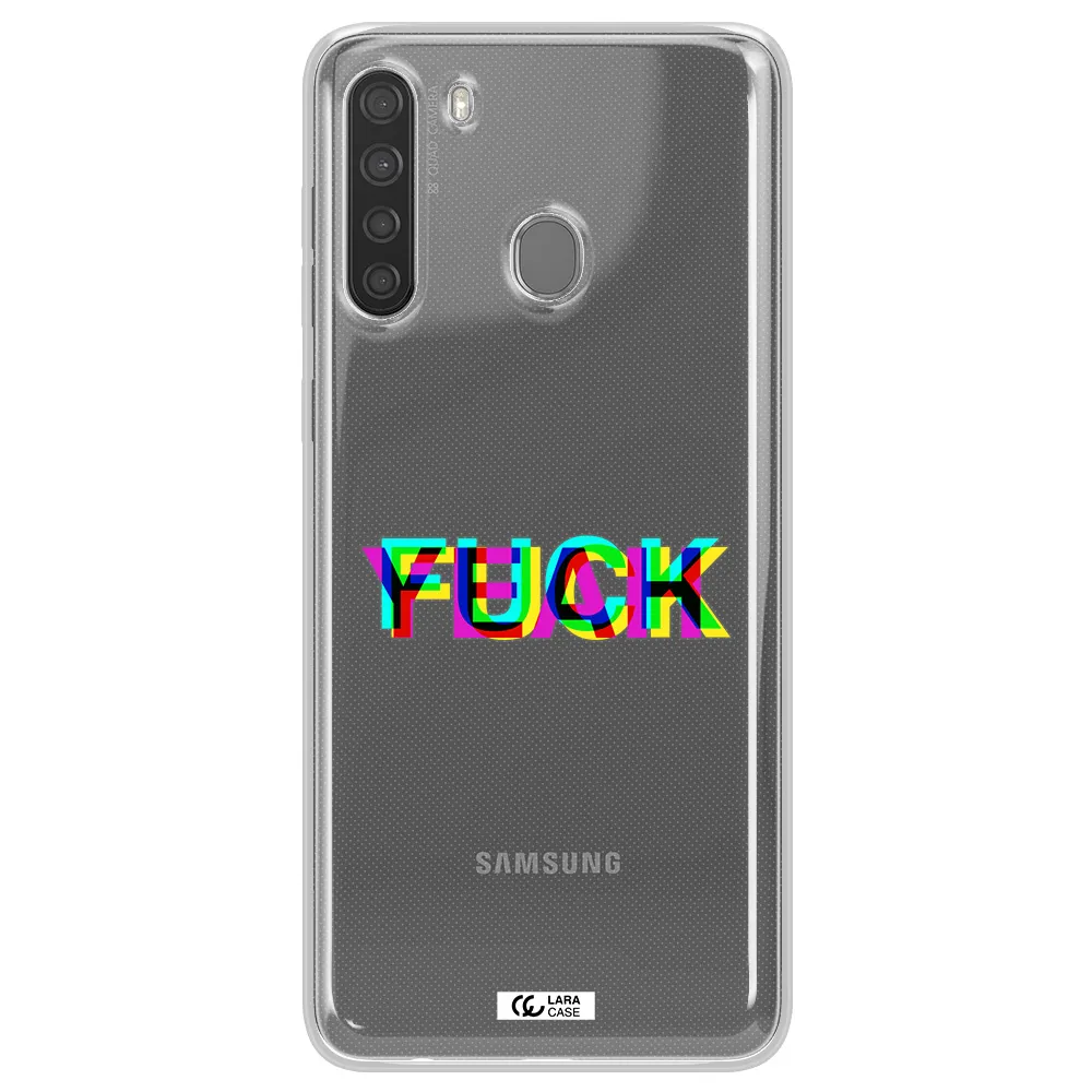 F#*K Yeah Samsung A21 Clear TPU Case