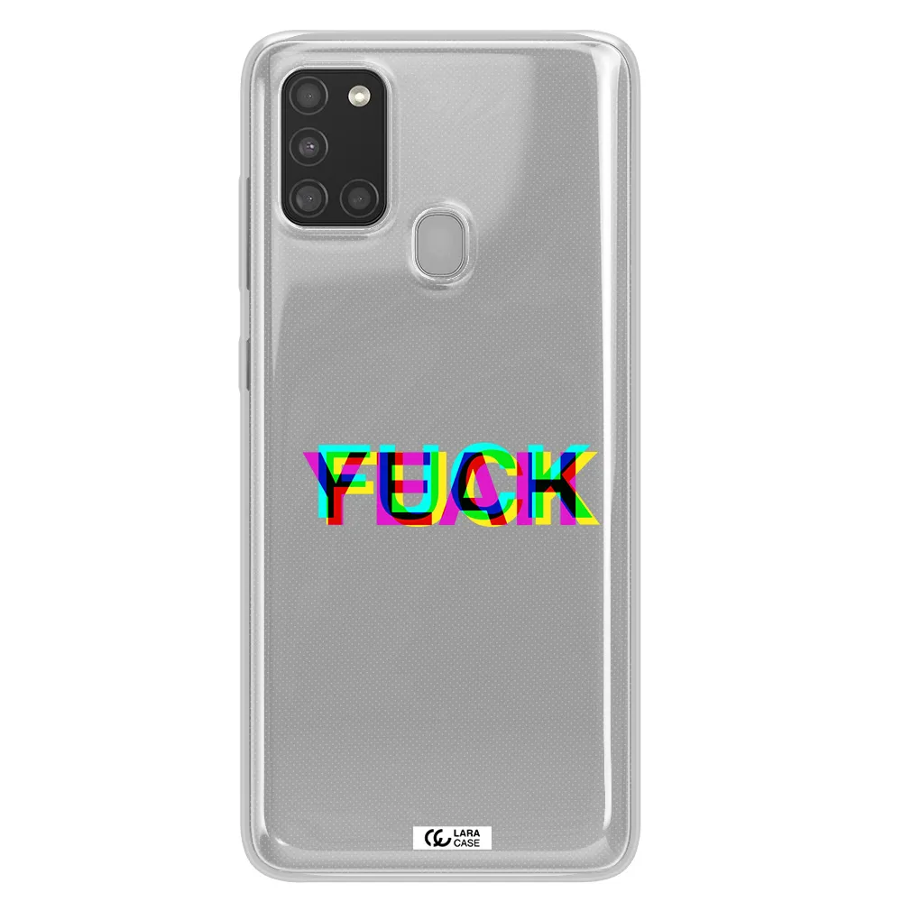 F#*K Yeah Samsung A21S Clear TPU Case