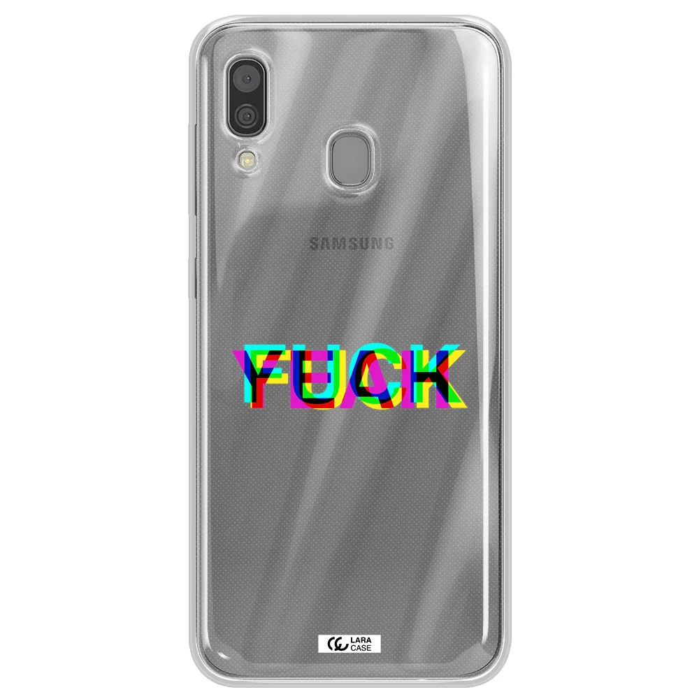 F#*K Yeah Samsung A30 Clear TPU Case