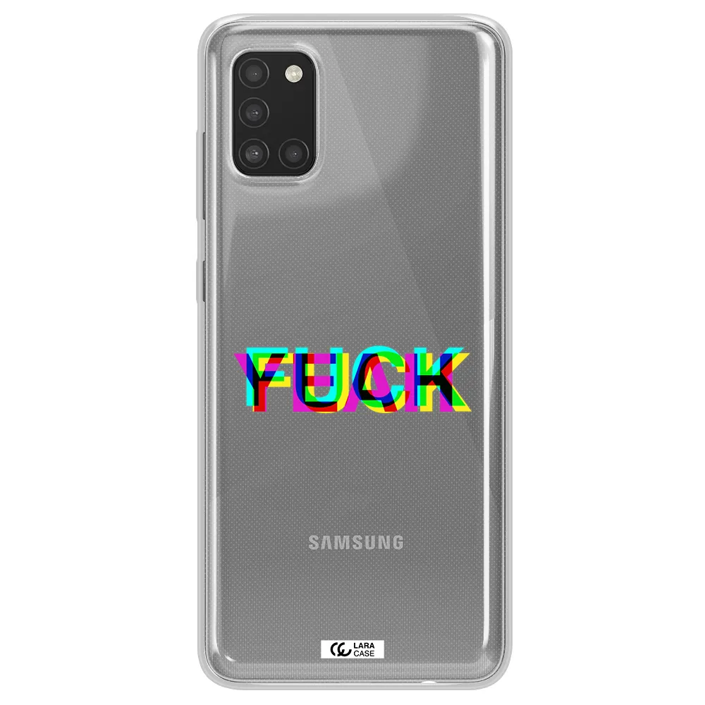 F#*K Yeah Samsung A31 Clear TPU Case