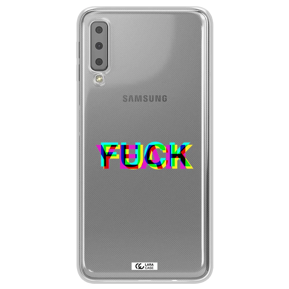 F#*K Yeah Samsung A7 2018 Clear TPU Case