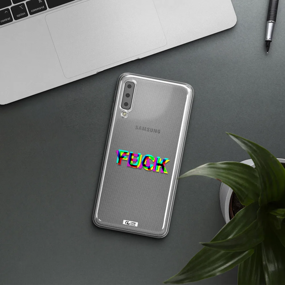 F#*K Yeah Samsung A7 2018 Clear TPU Case