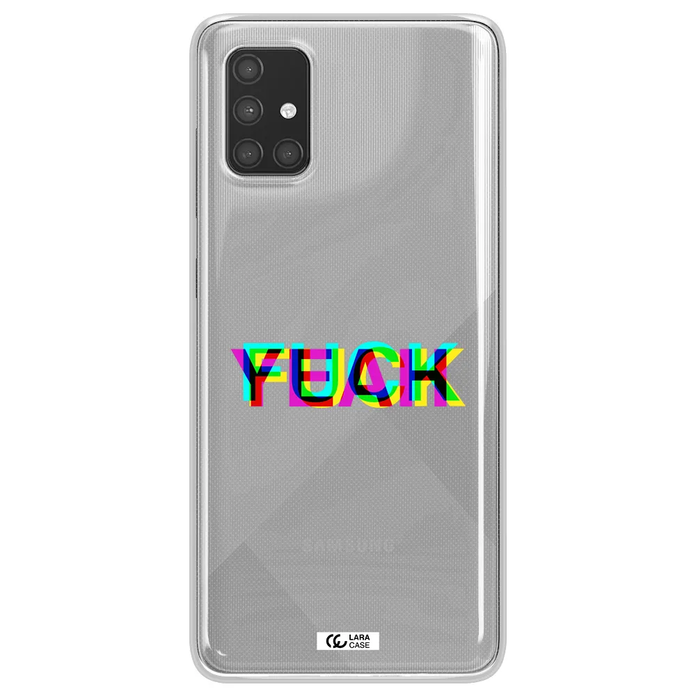 F#*K Yeah Samsung A71 Clear TPU Case