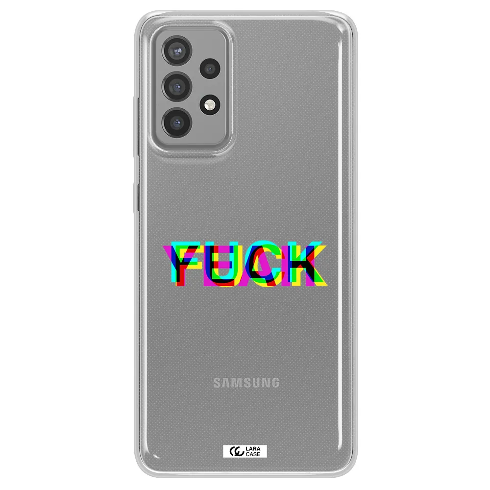 F#*K Yeah Samsung A72 Clear TPU Case