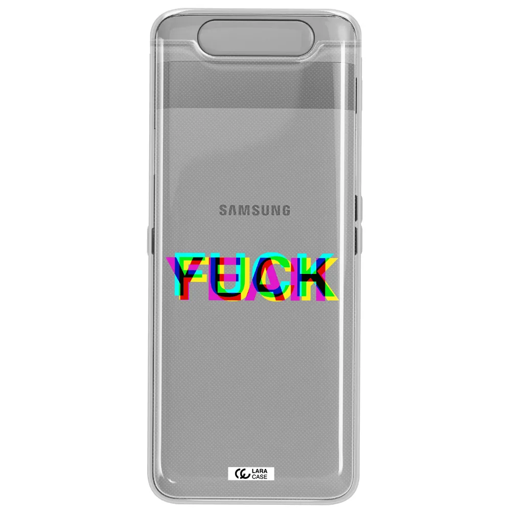 F#*K Yeah Samsung A80 Clear TPU Case