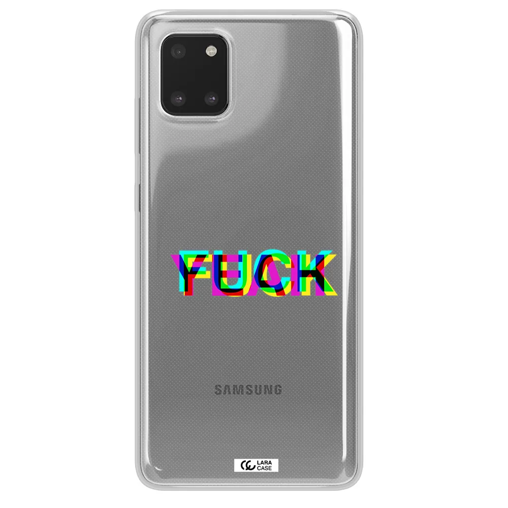 F#*K Yeah Samsung A81 Clear TPU Case