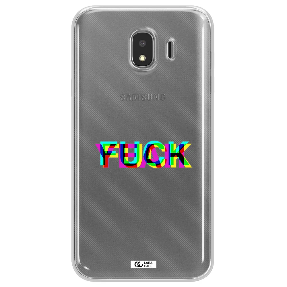 F#*K Yeah Samsung J4 Clear TPU Case
