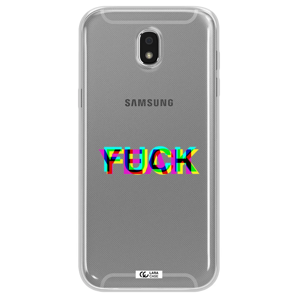 F#*K Yeah Samsung J5 2017 Clear TPU Case