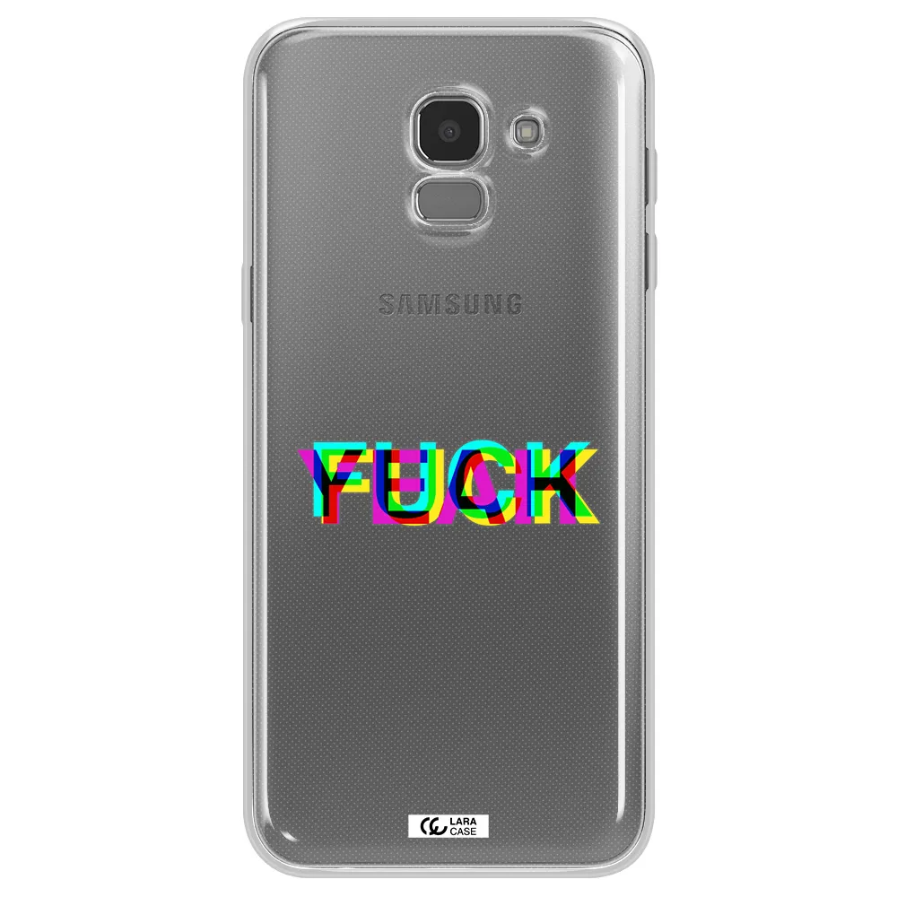 F#*K Yeah Samsung J6 Clear TPU Case