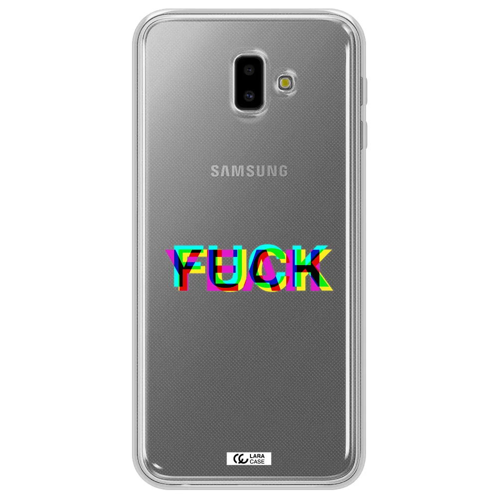 F#*K Yeah Samsung J6 Plus Clear TPU Case
