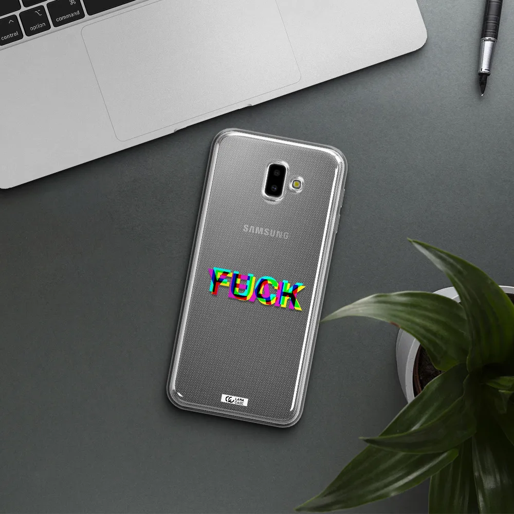 F#*K Yeah Samsung J6 Plus Clear TPU Case