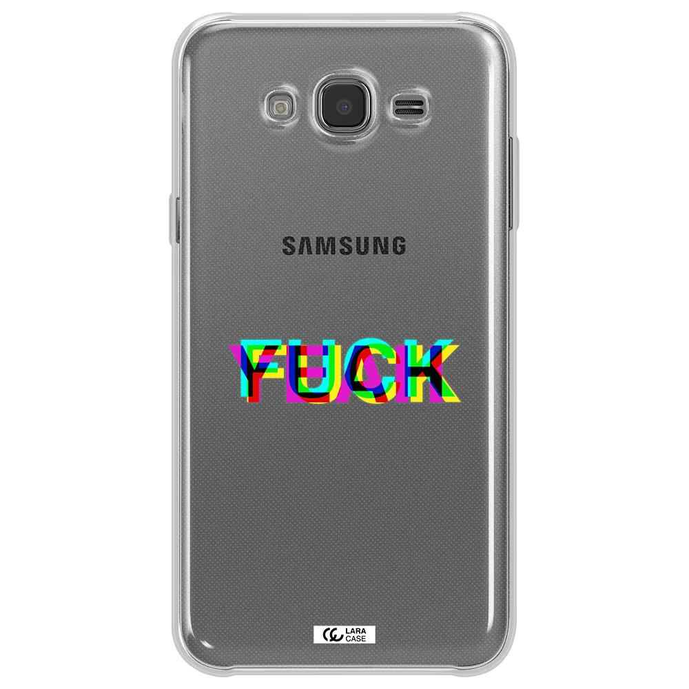 F#*K Yeah Samsung J7 2015 Clear TPU Case