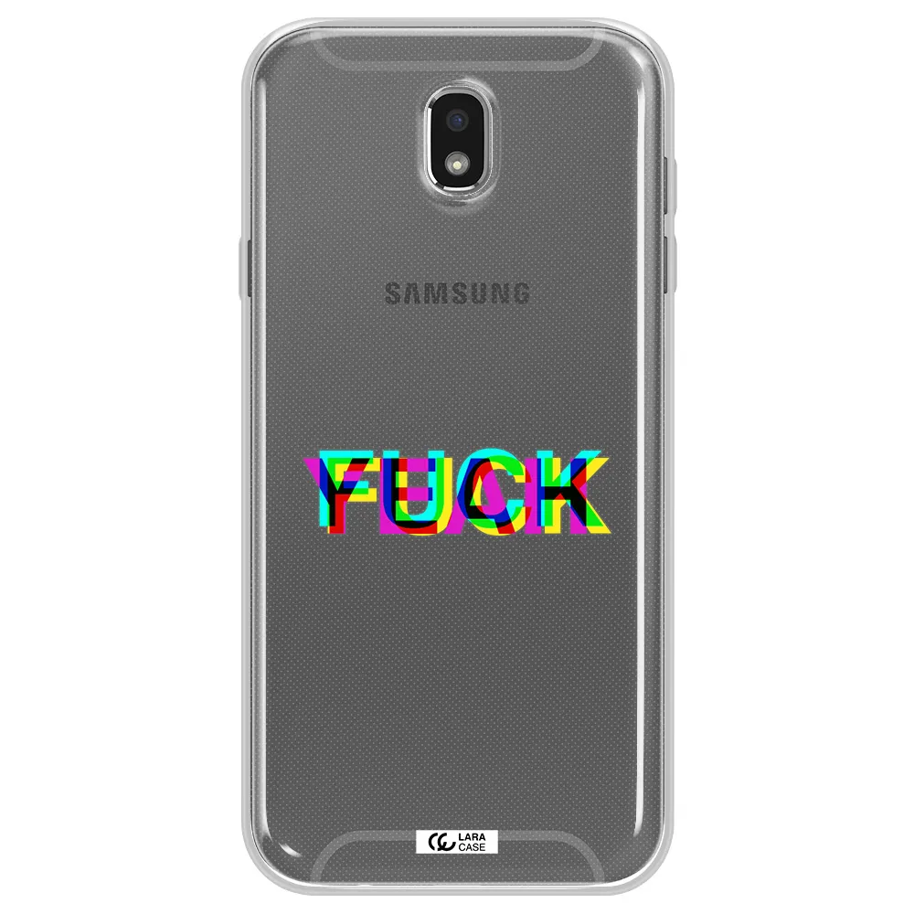 F#*K Yeah Samsung J7 Pro Clear TPU Case