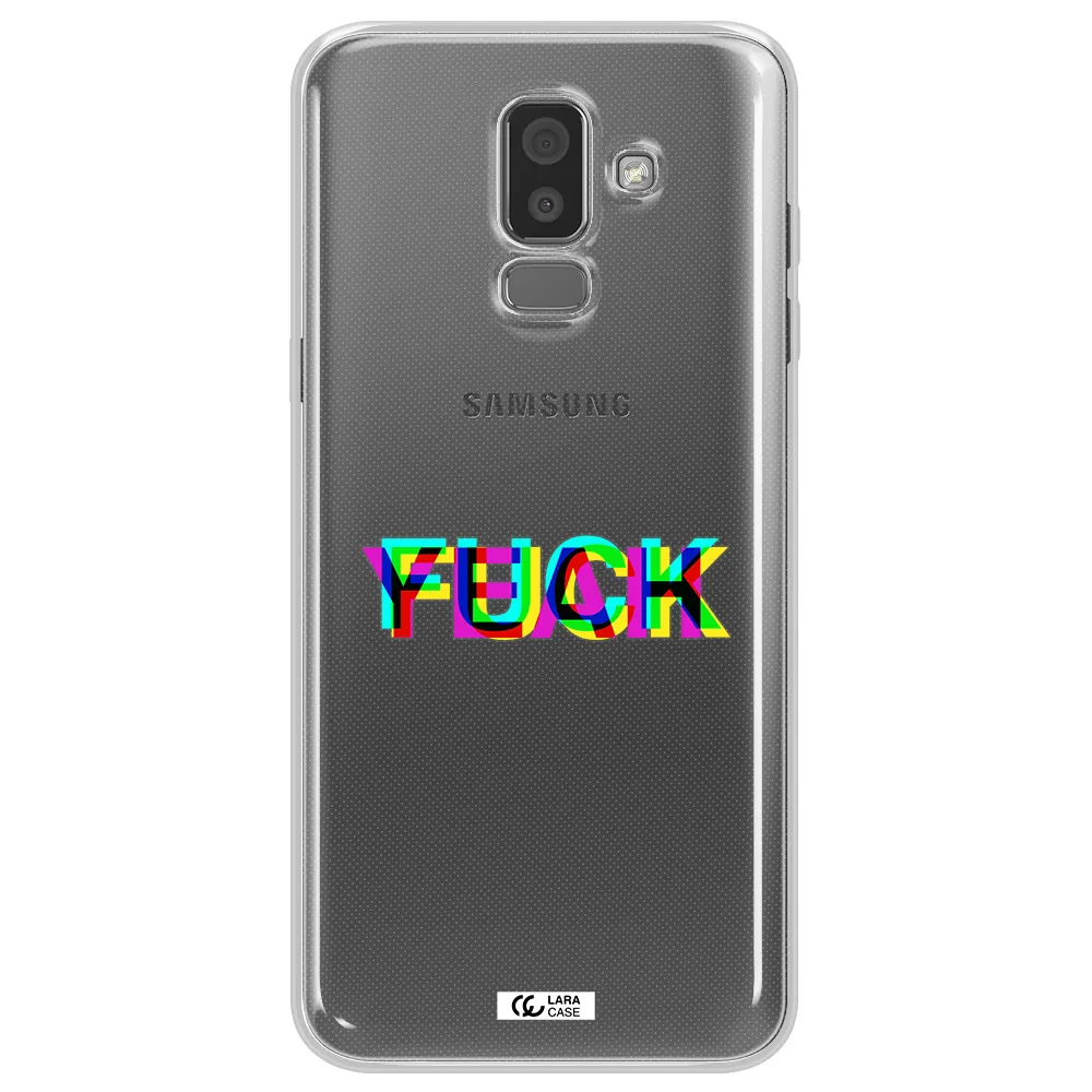 F#*K Yeah Samsung J8 Clear TPU Case
