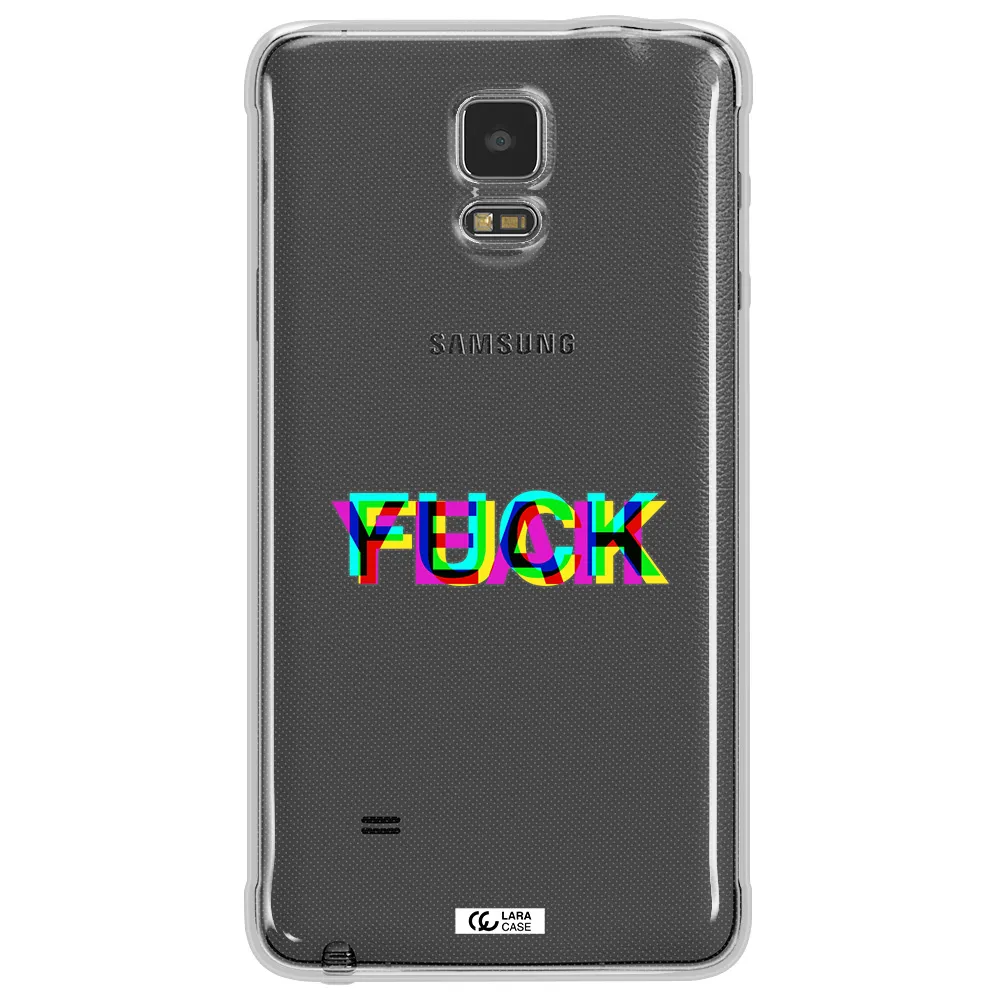 F#*K Yeah Samsung Note 4 Clear TPU Case
