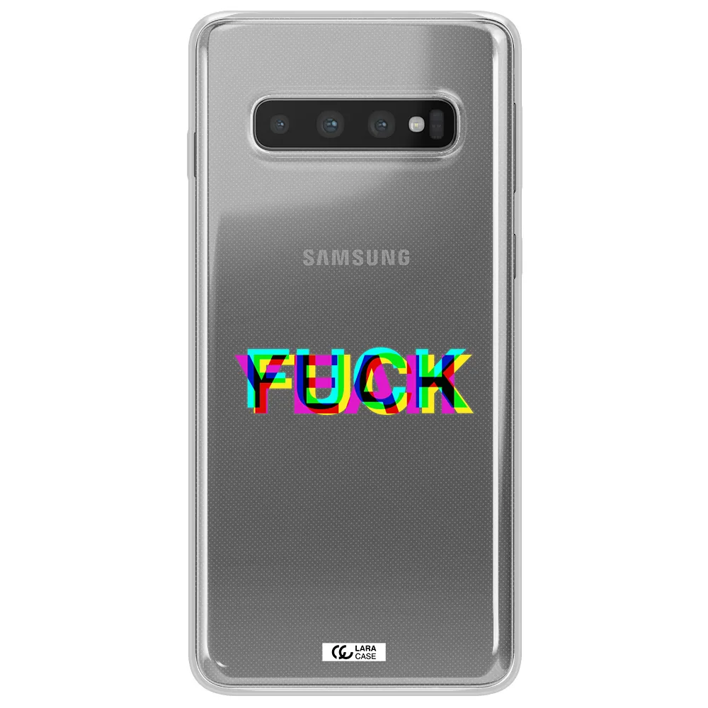 F#*K Yeah Samsung S10 Clear TPU Case