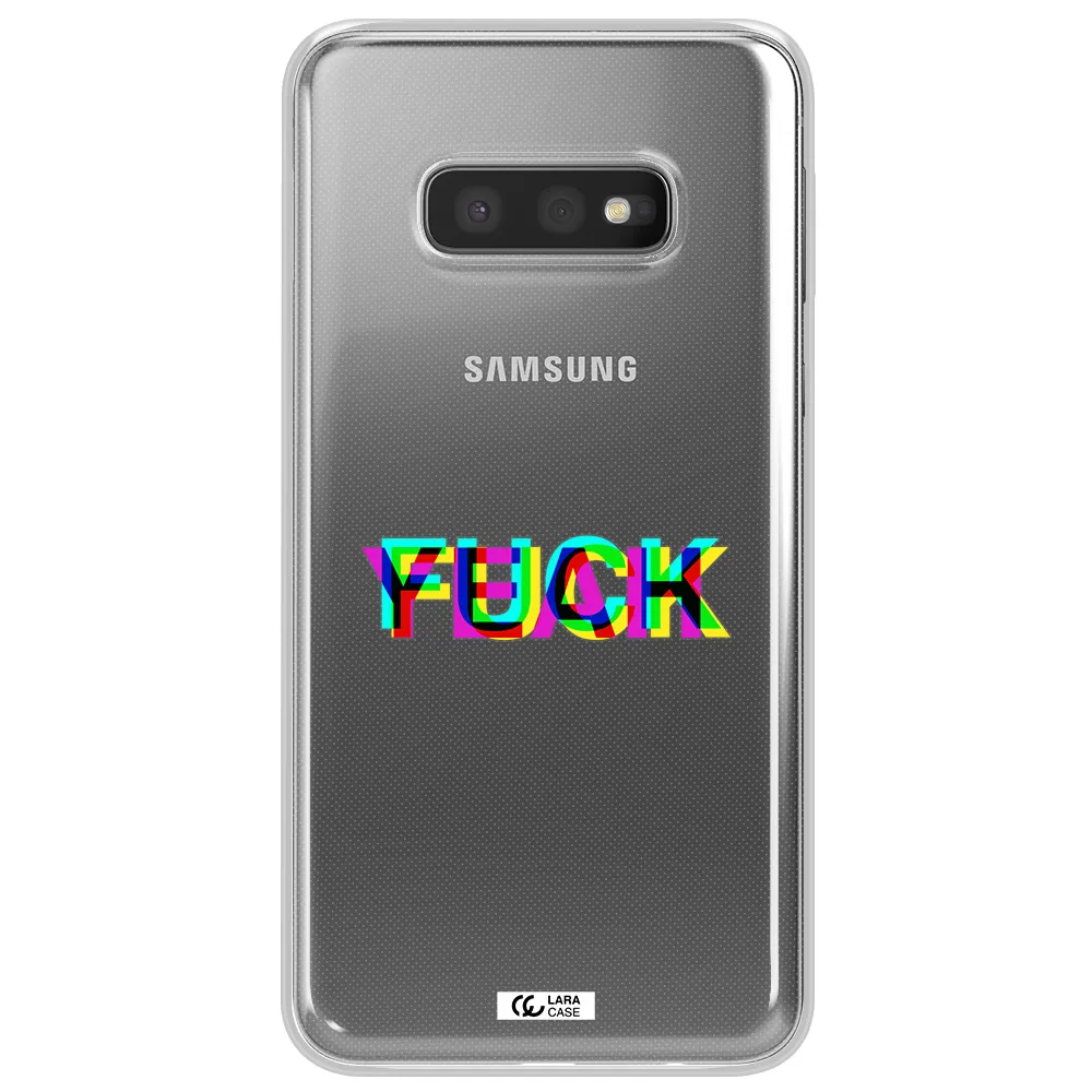 F#*K Yeah Samsung S10e Clear TPU Case
