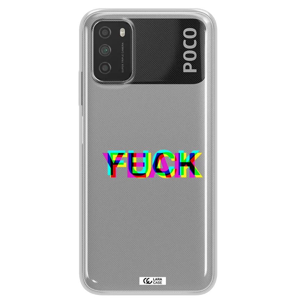 F#*K Yeah Xiaomi Poco M3 Clear TPU Case